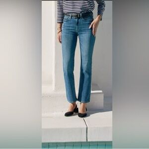 EUC AYR Women's The Pop Straight Leg Blue Jeans, Laid Back Wash, Size 29S